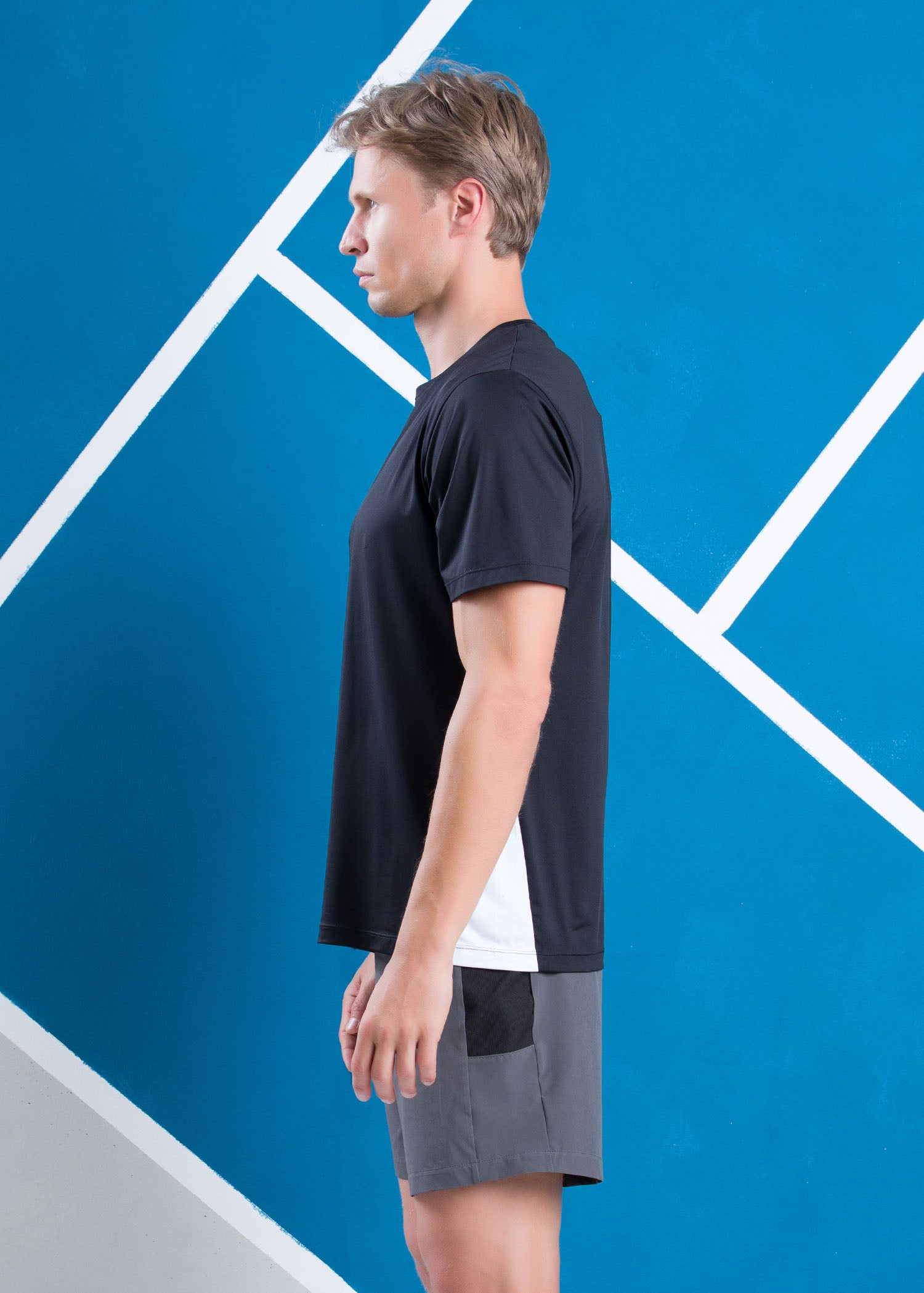 Active Wear T-shirt With Side Panel