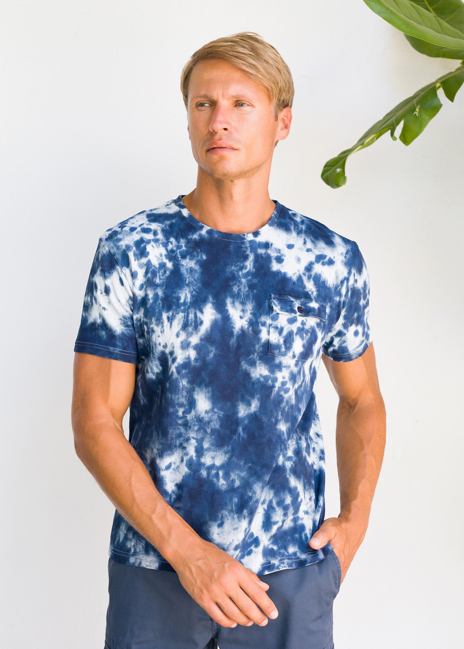 Tie Dye T-Shirt with Pkt