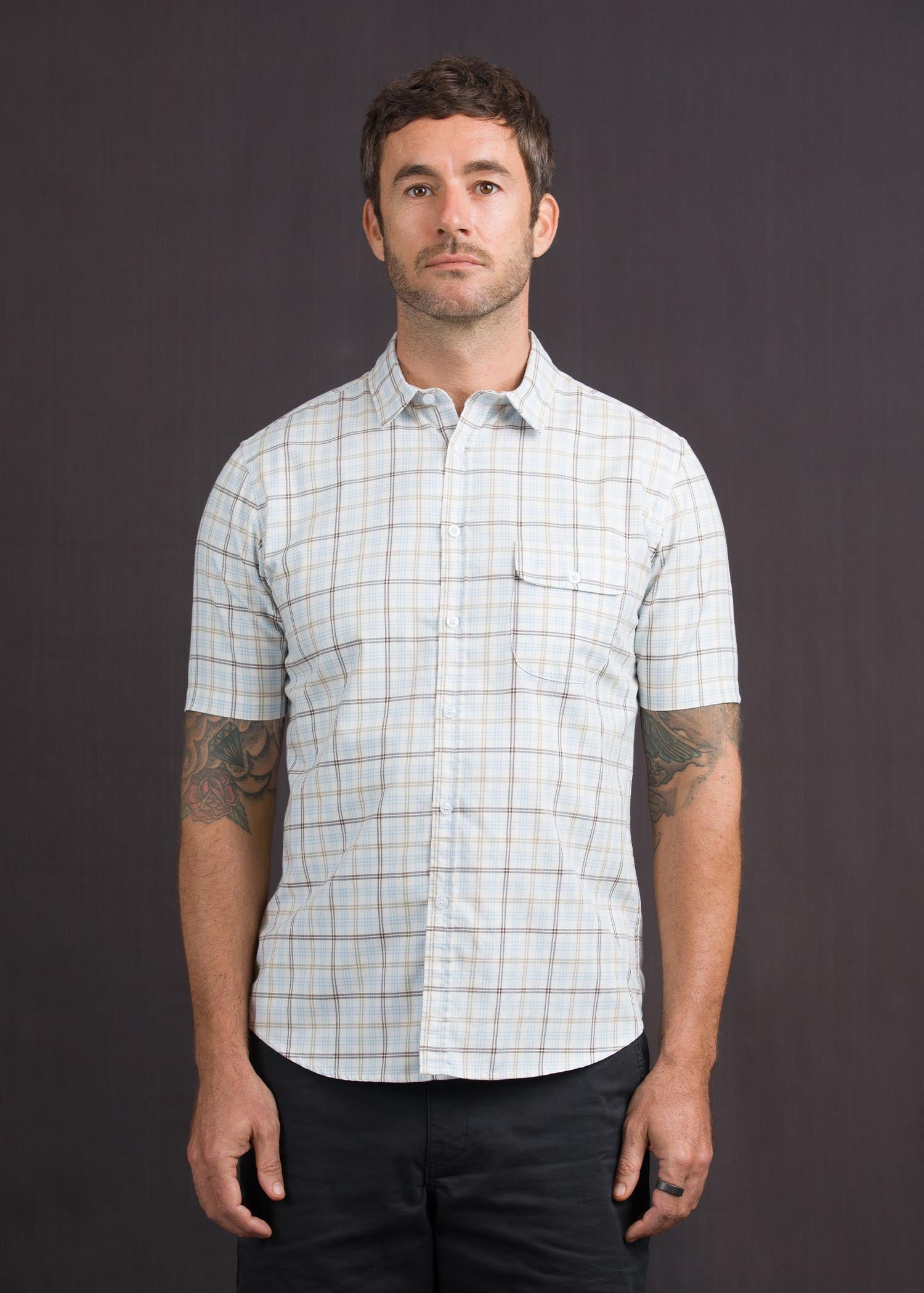 Casual Wear S/S Shirt  With Fannel