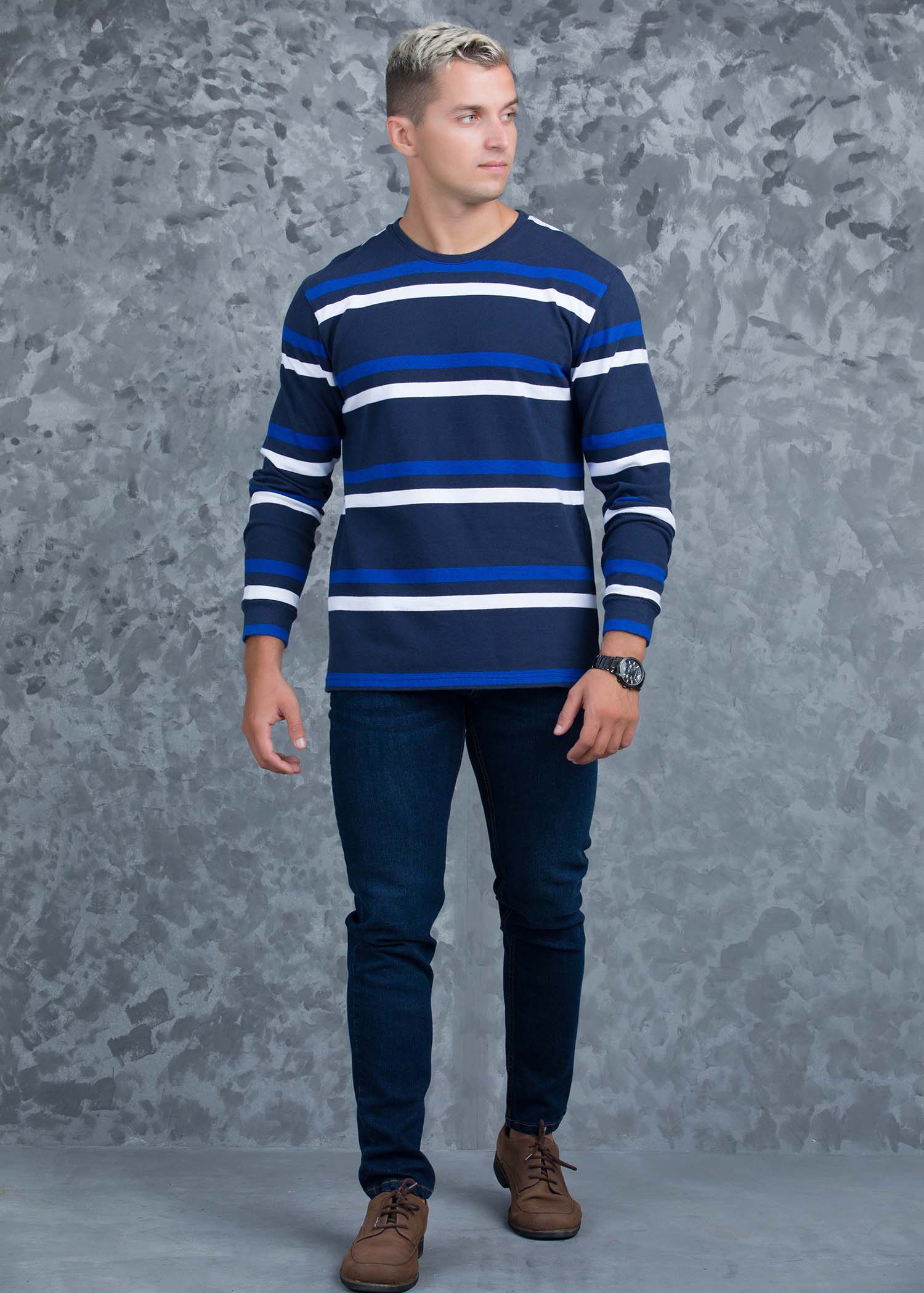 Casual Wear Stripe Sweater