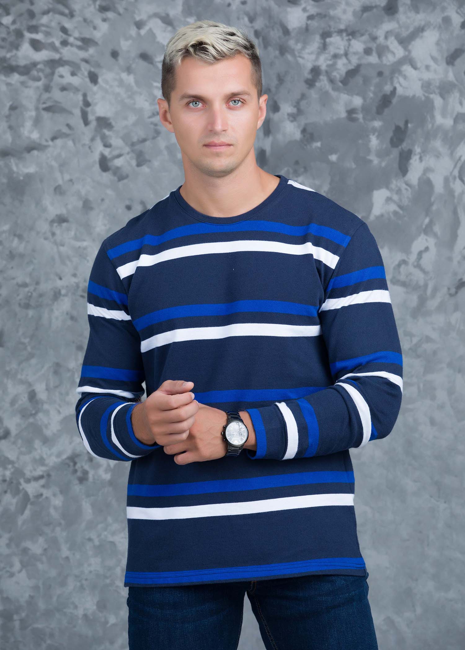 Casual Wear Stripe Sweater