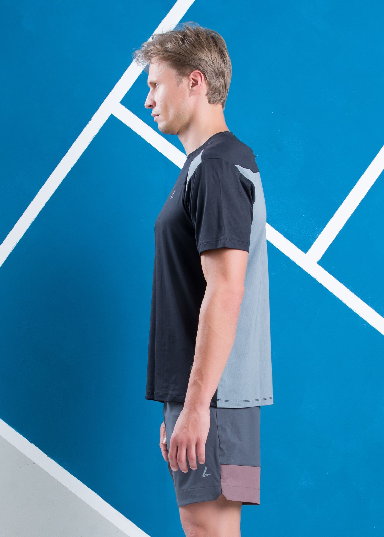 Active Wear T-shirt  With Back Panel