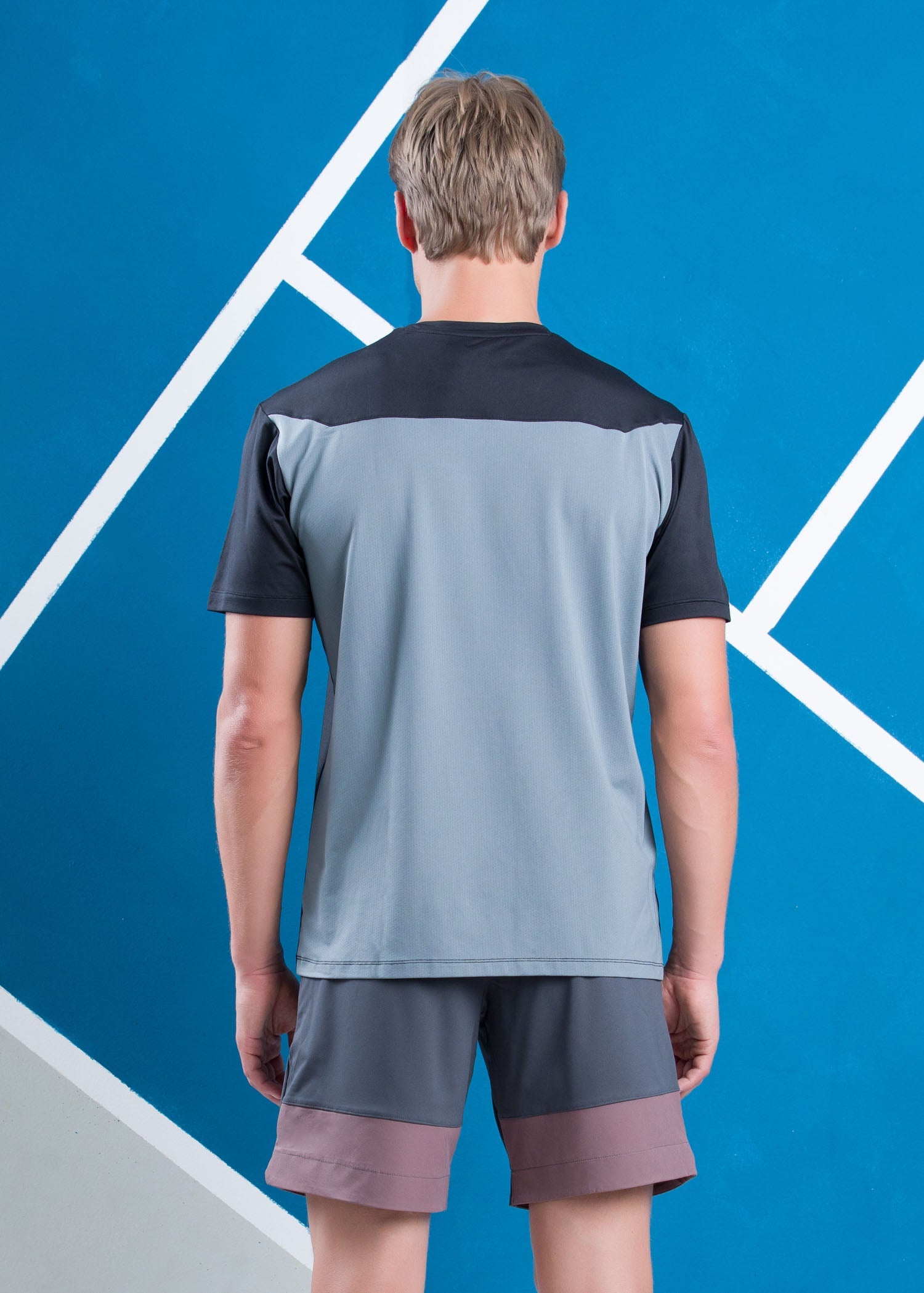 Active Wear T-shirt  With Back Panel