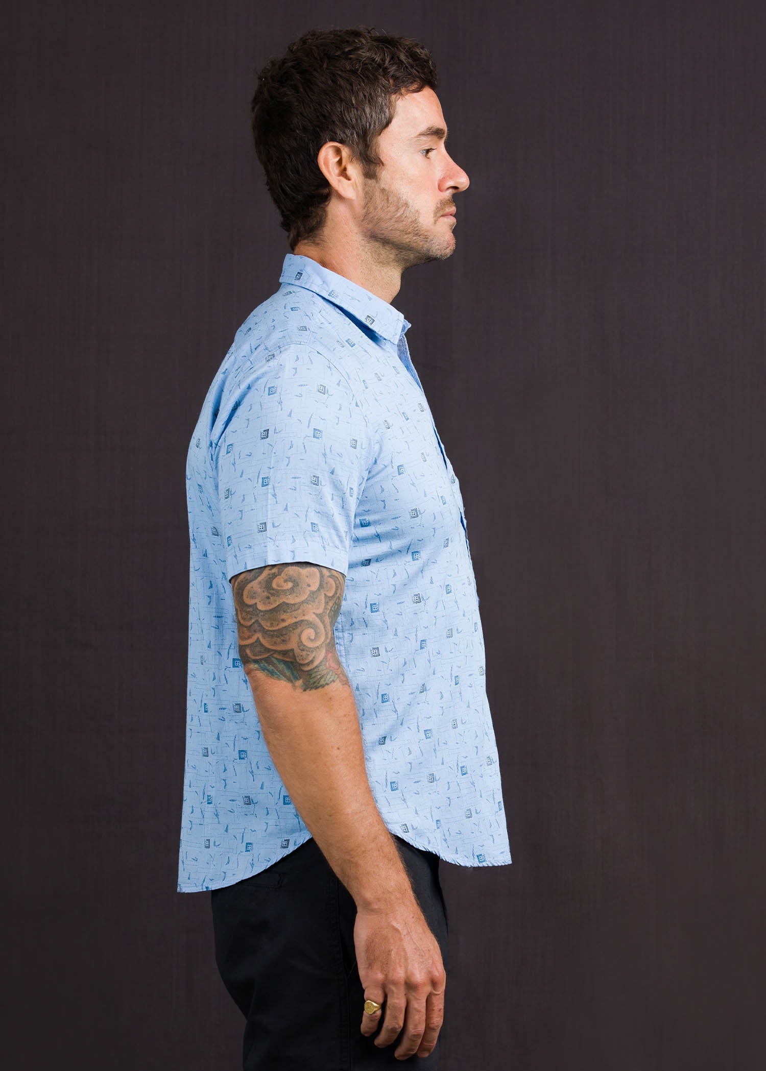 Casual Wear Printed S/S Shirt