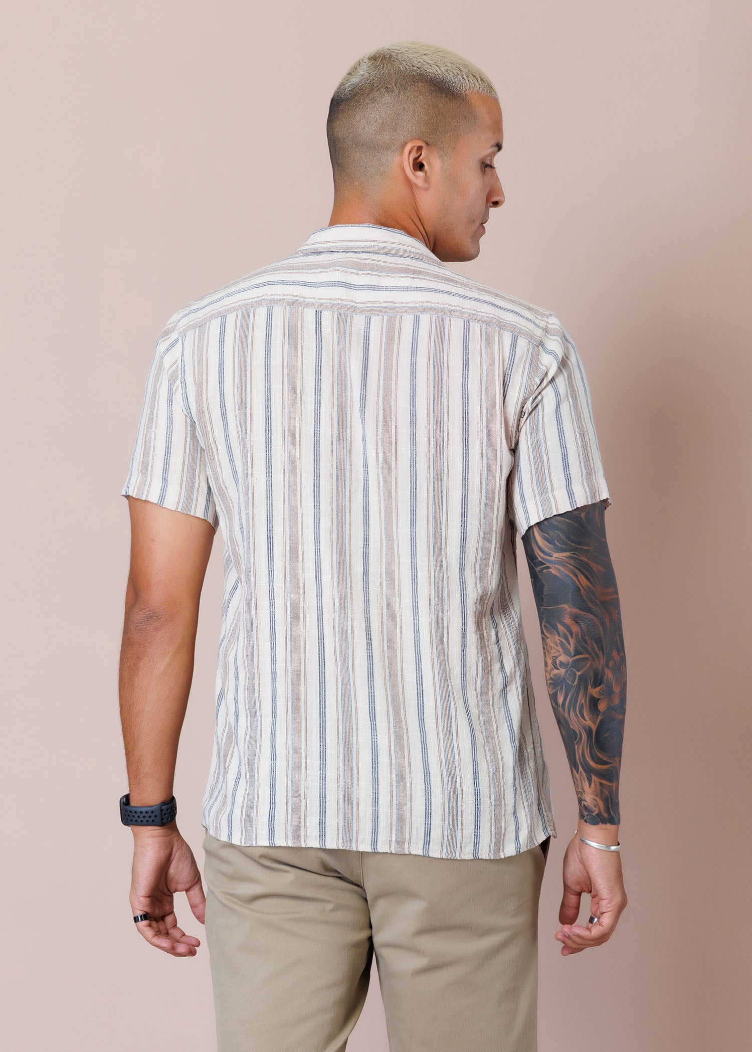 Casual Wear Stripe S/S Shirt