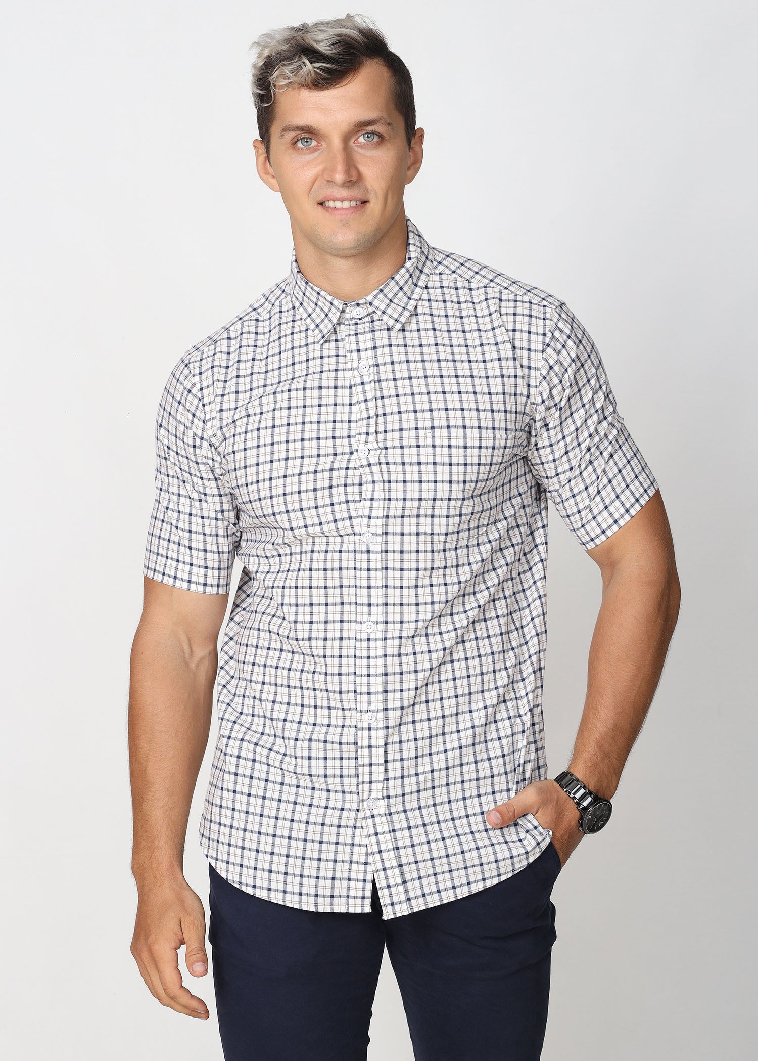 Casual Check S/S Shirt