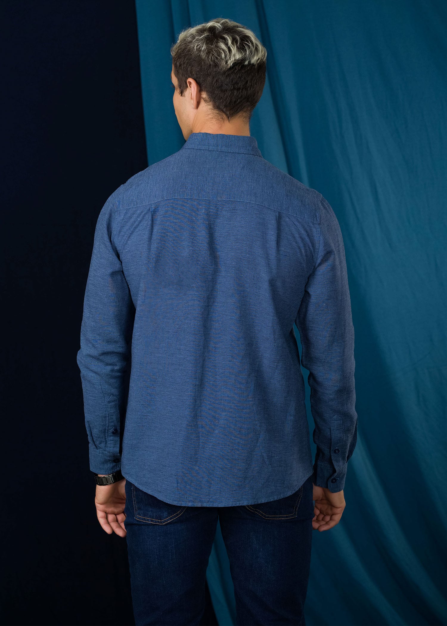 DETAILED CASUAL WEAR  L/S SHIRT