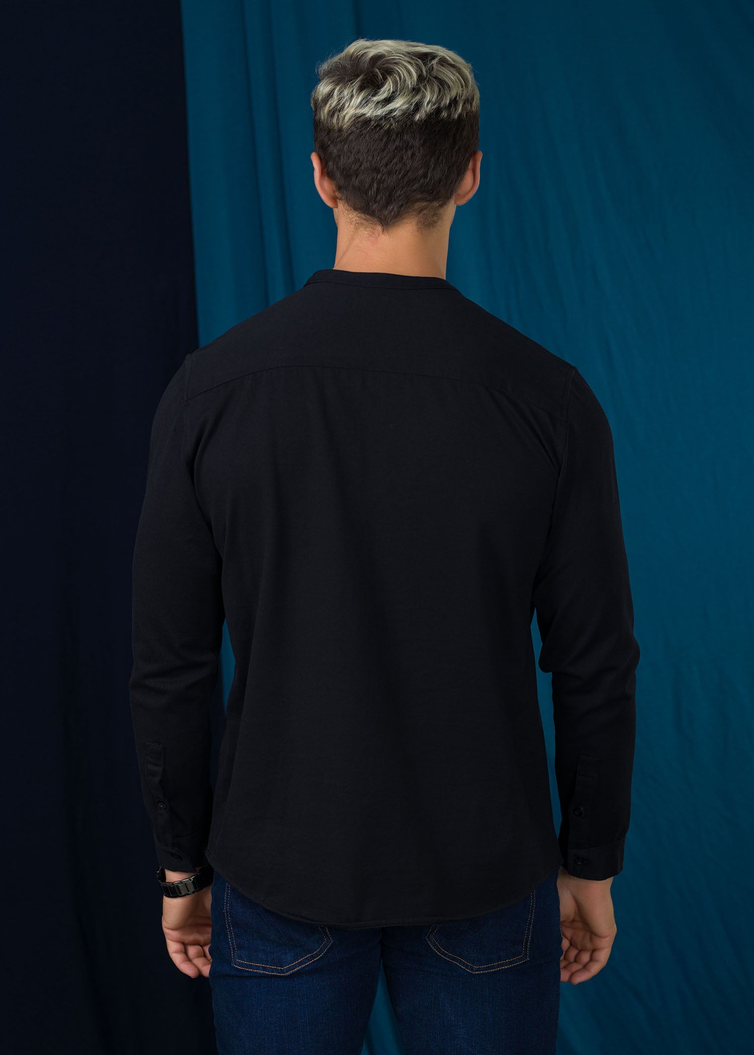 Manderin Collar L/S Shirt (Cos Sample)