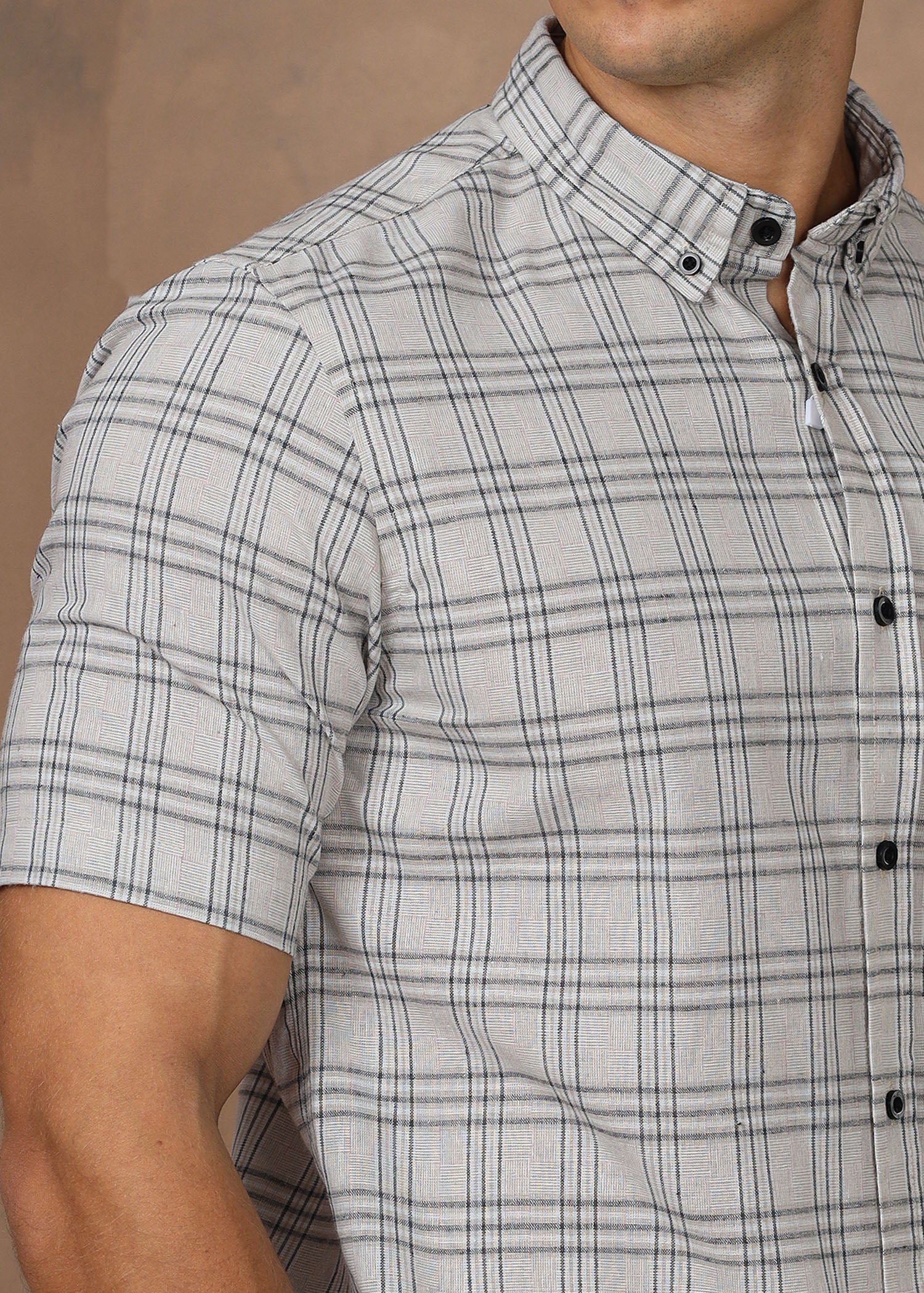CASUAL WEAR CHECK  S/S SHIRT