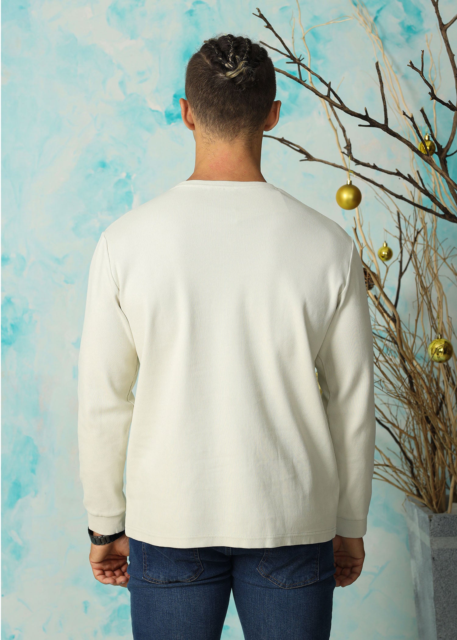 Sweatshirt L/S (Off White)