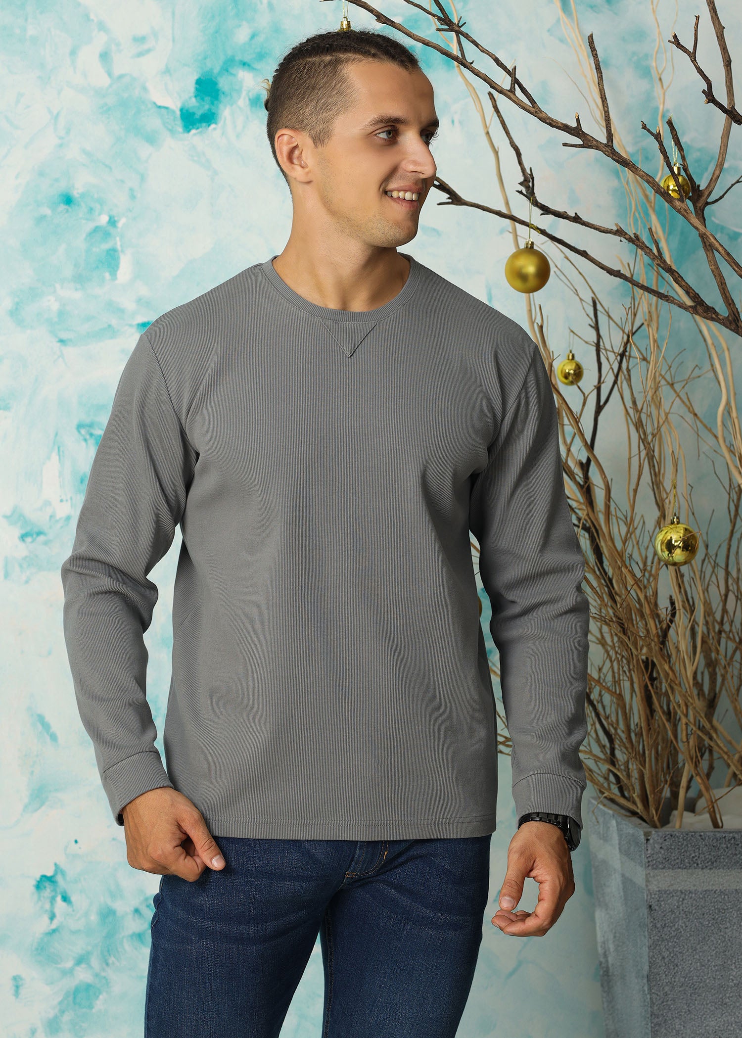 Sweatshirt L/S (Pigeon Grey)