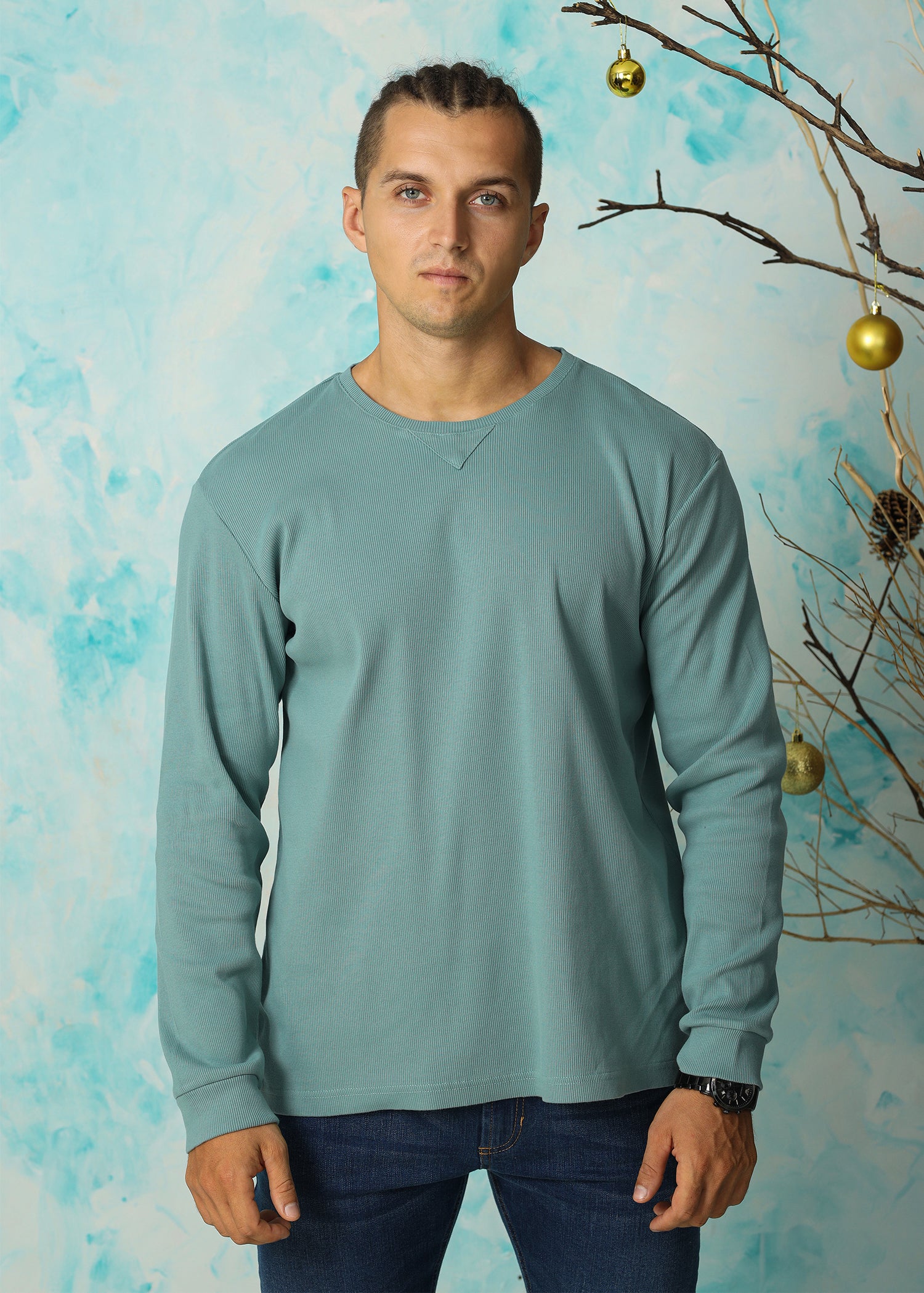 Sweatshirt L/S (Turquoise)