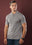 Fossil Grey Polo T-Shirt (Slim)