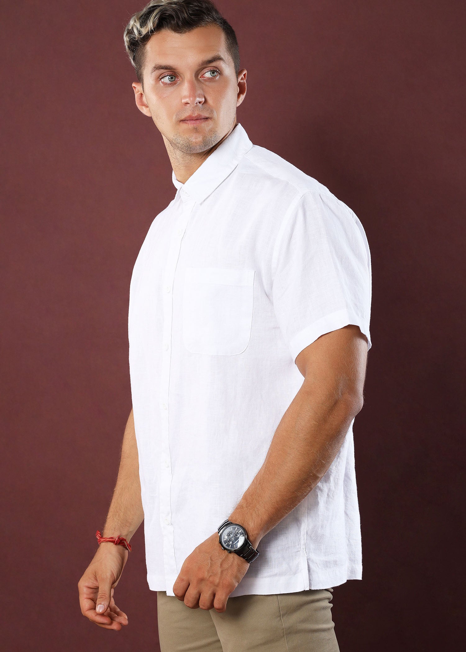 Linen Padini Shirt (White)